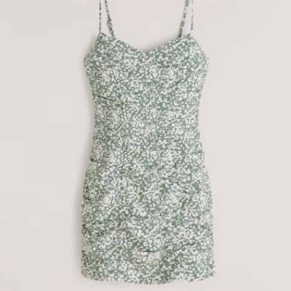 Abercrombie & Fitch Green Floral Dress